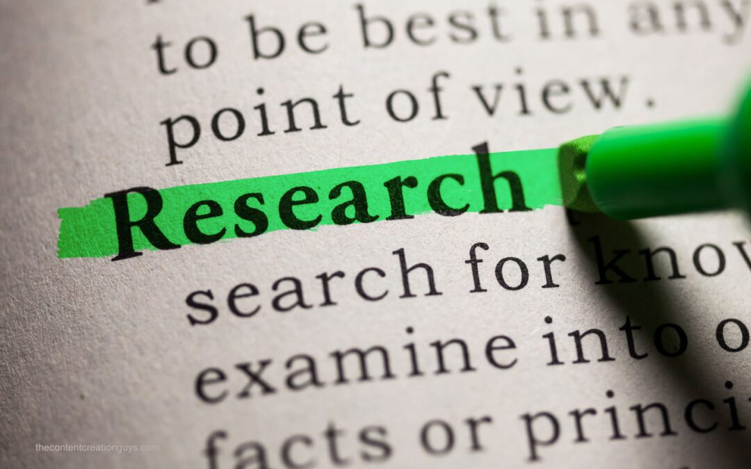 Research in Content: Building Credibility with Evidence